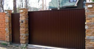 Купить откатные ворота консольные Щекино, цена от 2779 руб.